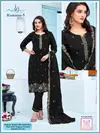 Mayur Roman Silk Embroidery Kurti With Bottom Dupatta Catalog

